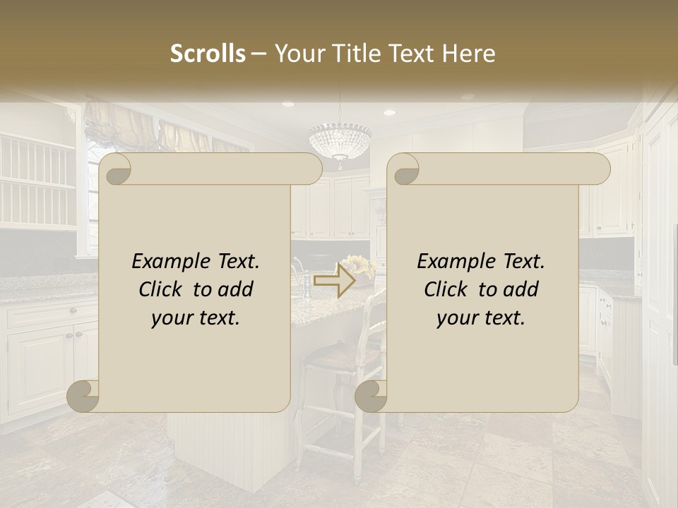 Town Shape Background PowerPoint Template