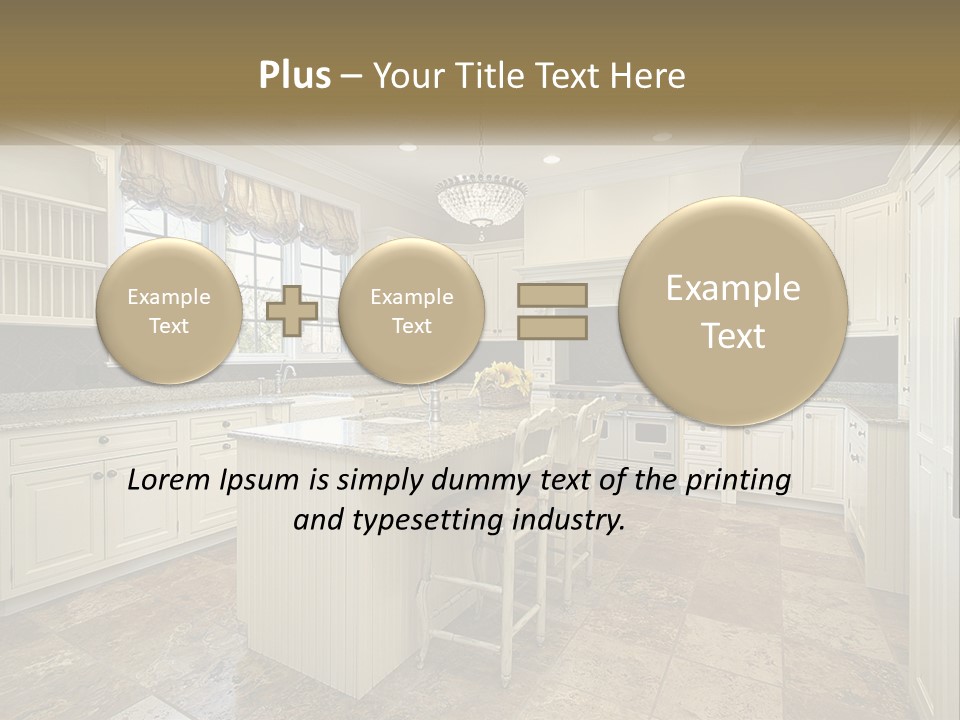 Town Shape Background PowerPoint Template
