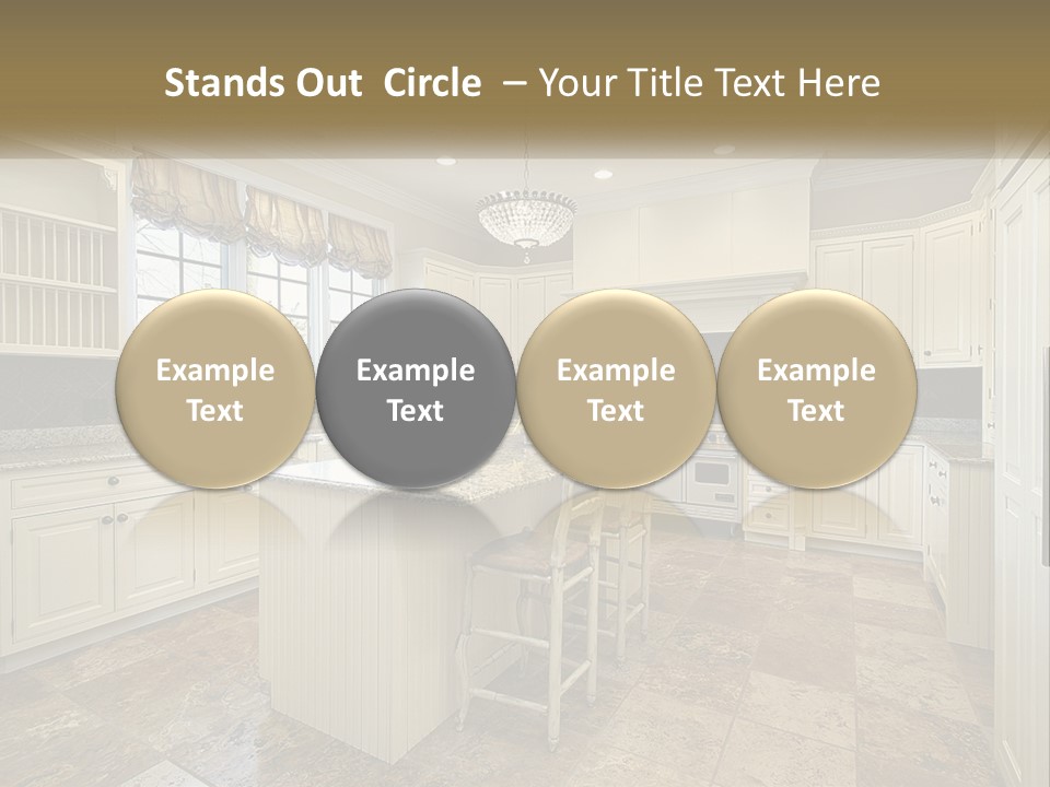 Town Shape Background PowerPoint Template