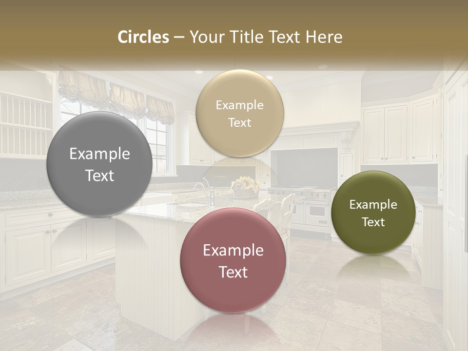 Town Shape Background PowerPoint Template