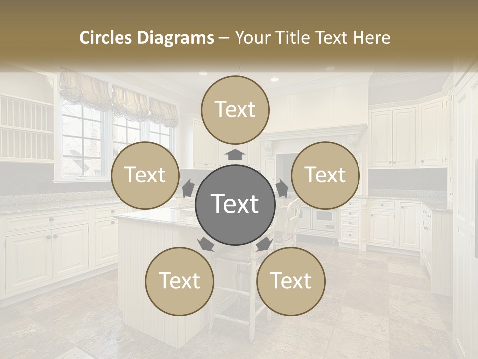 Town Shape Background PowerPoint Template