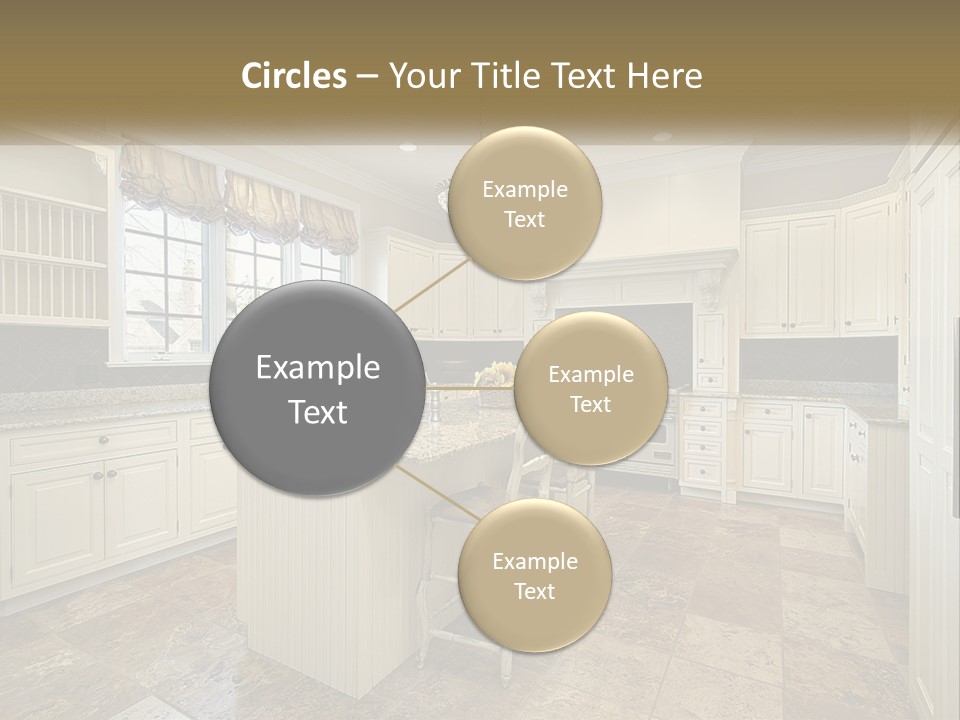 Town Shape Background PowerPoint Template