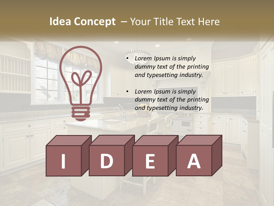 Town Shape Background PowerPoint Template