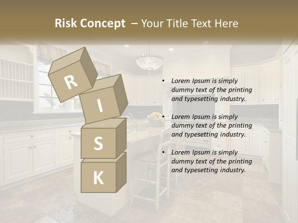 Town Shape Background PowerPoint Template