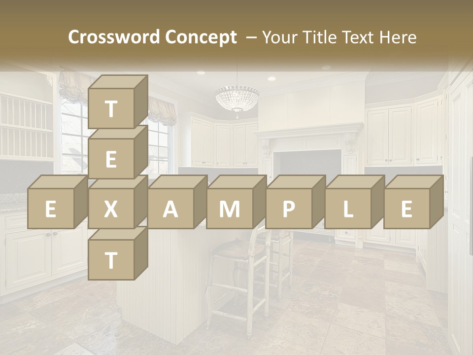 Town Shape Background PowerPoint Template
