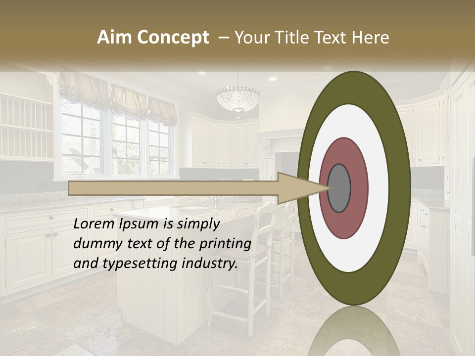 Town Shape Background PowerPoint Template