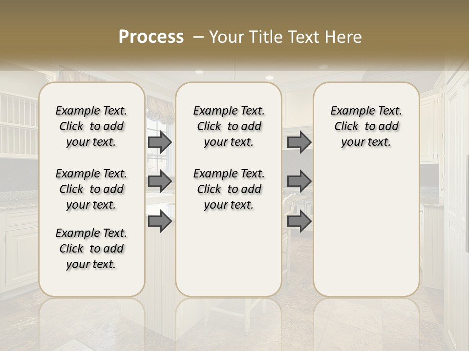 Town Shape Background PowerPoint Template