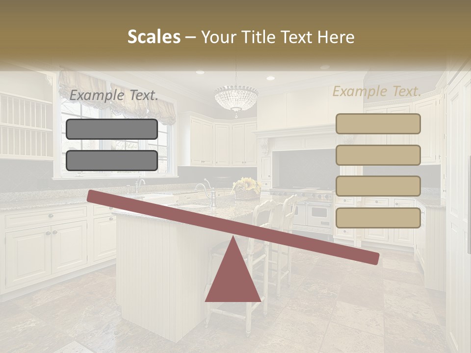 Town Shape Background PowerPoint Template