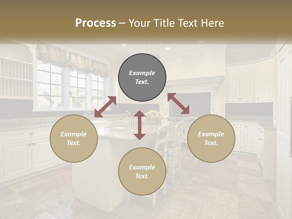 Town Shape Background PowerPoint Template