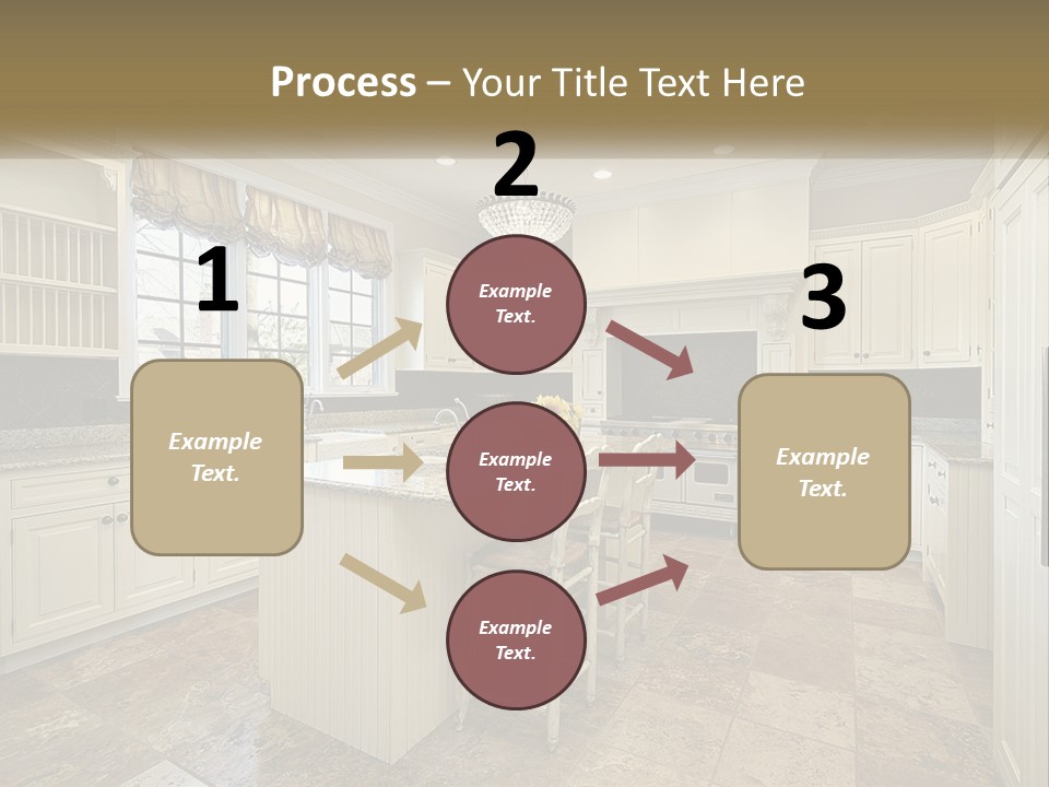 Town Shape Background PowerPoint Template
