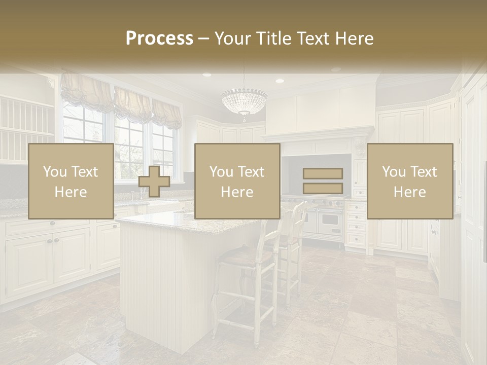 Town Shape Background PowerPoint Template