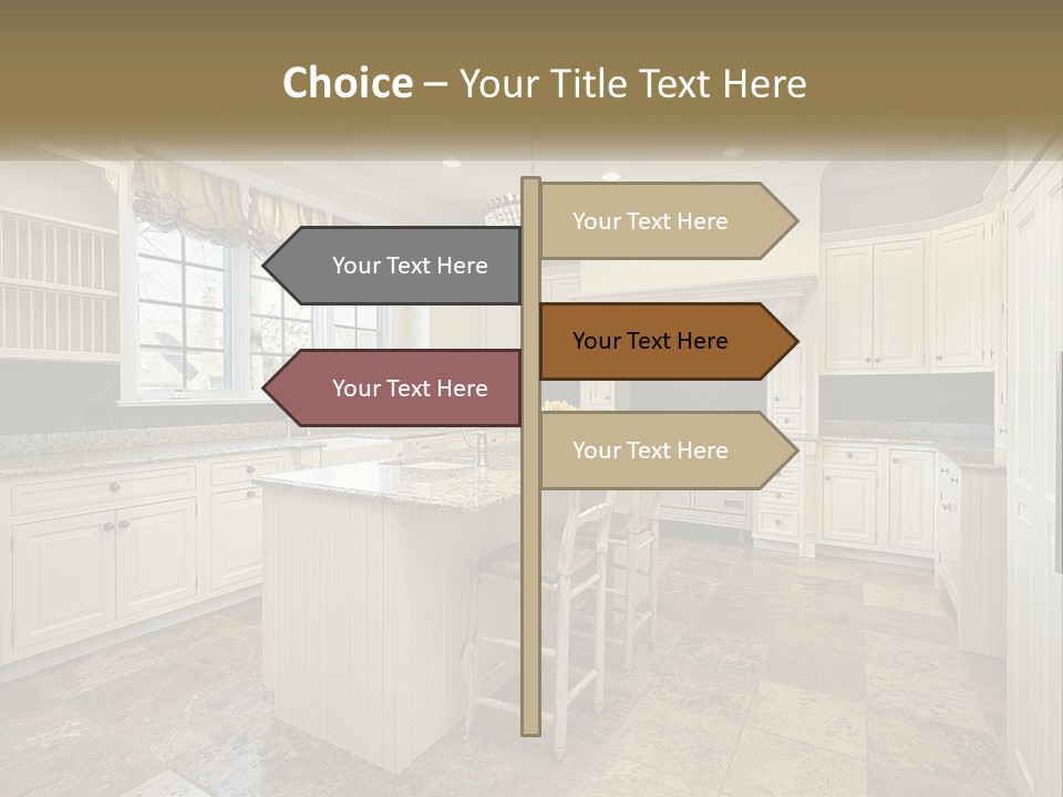 Town Shape Background PowerPoint Template