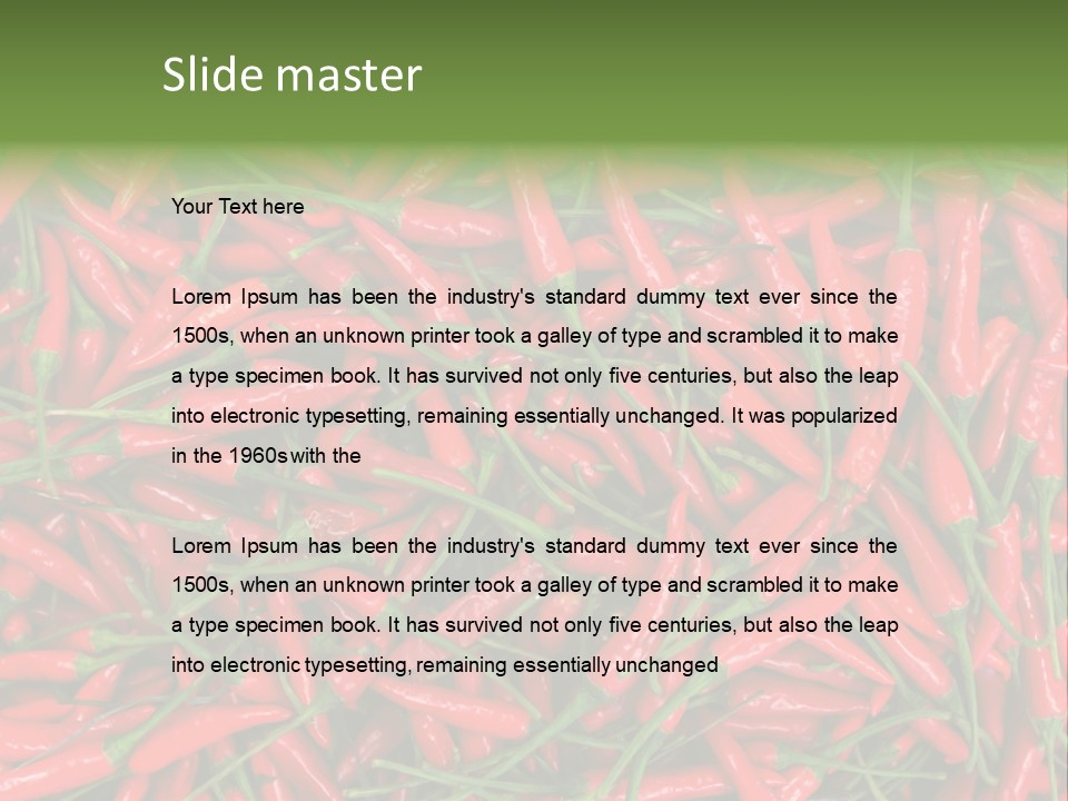 Downtown View Square PowerPoint Template