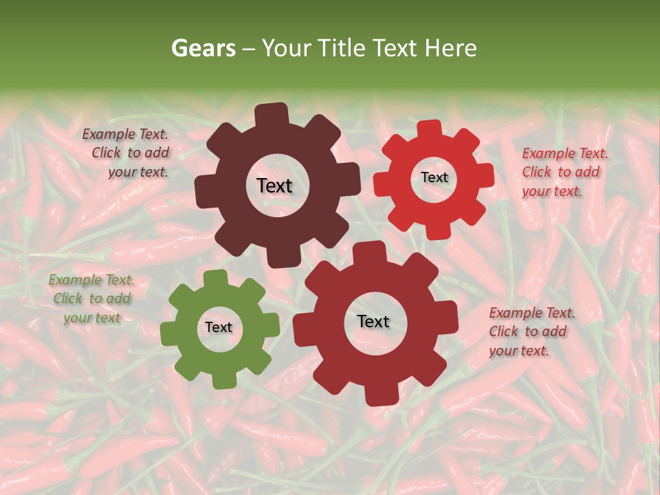 Downtown View Square PowerPoint Template