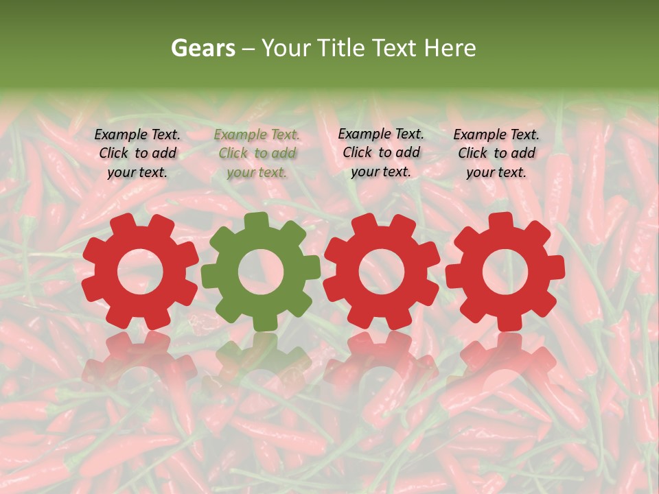 Downtown View Square PowerPoint Template