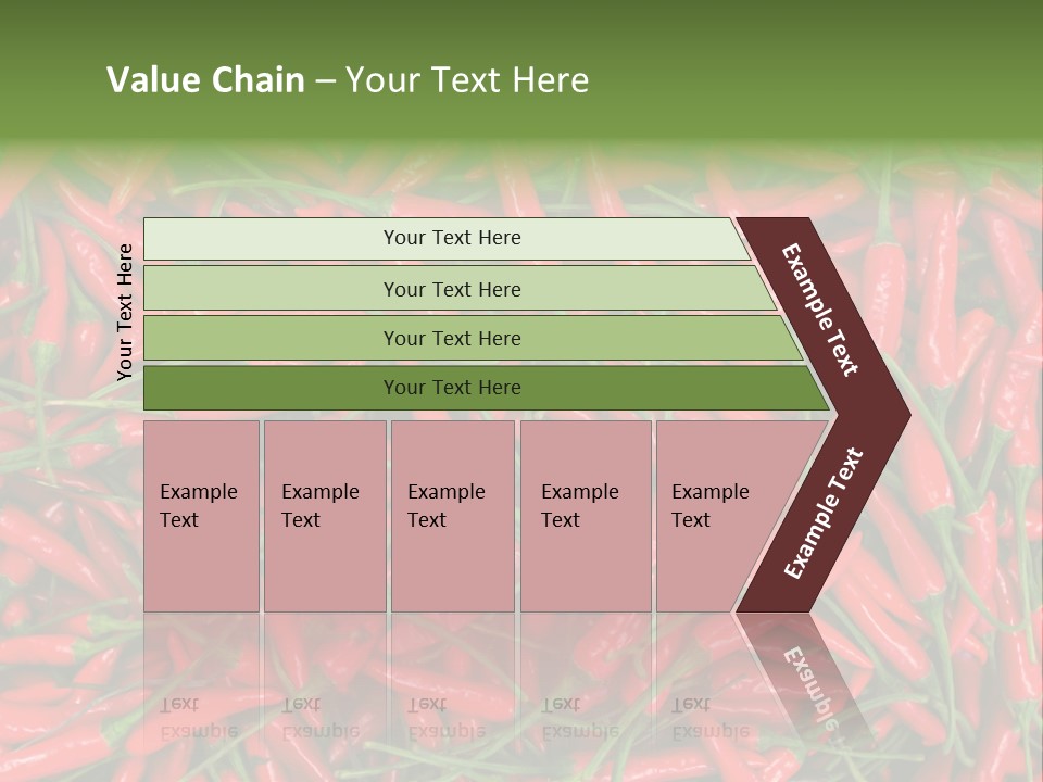 Downtown View Square PowerPoint Template