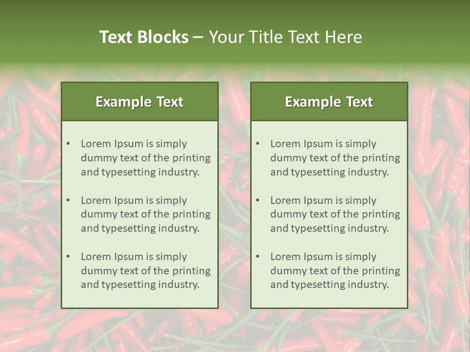 Downtown View Square PowerPoint Template