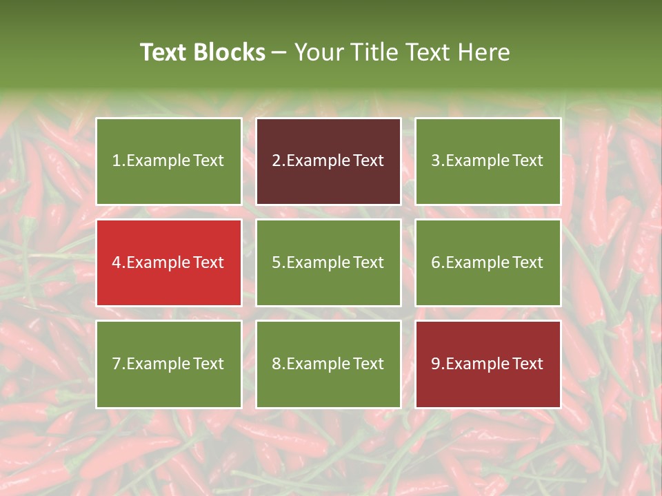 Downtown View Square PowerPoint Template