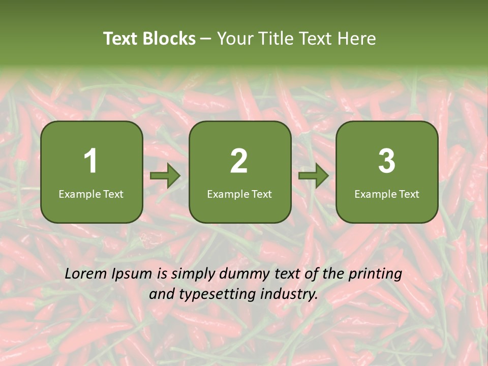 Downtown View Square PowerPoint Template