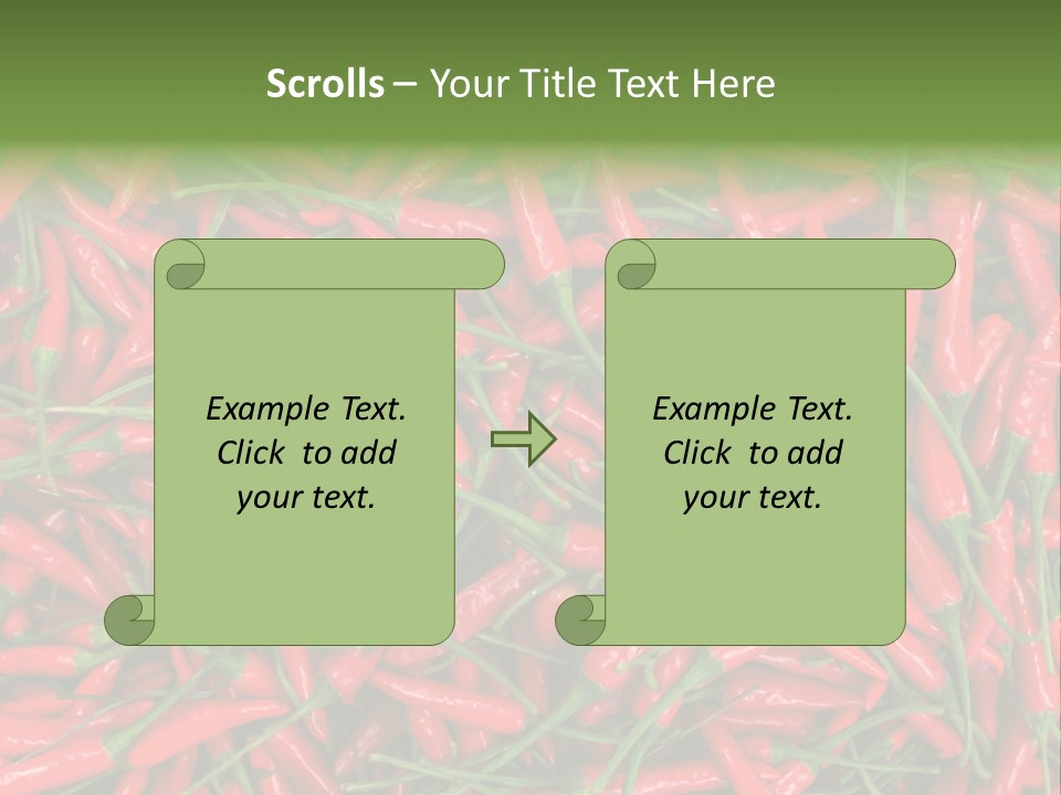 Downtown View Square PowerPoint Template