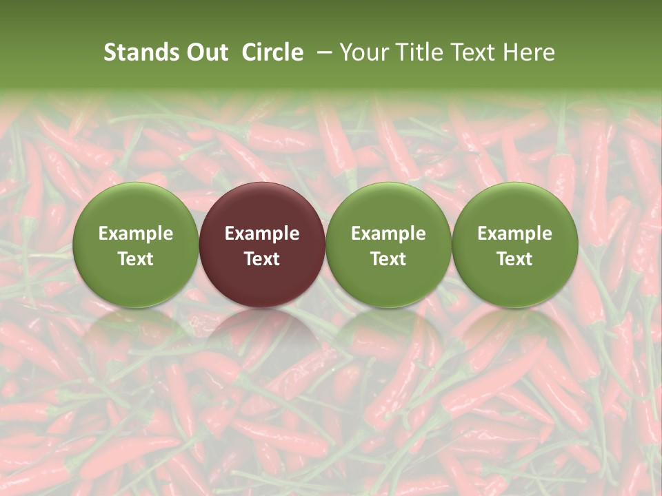 Downtown View Square PowerPoint Template