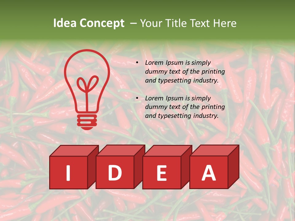 Downtown View Square PowerPoint Template