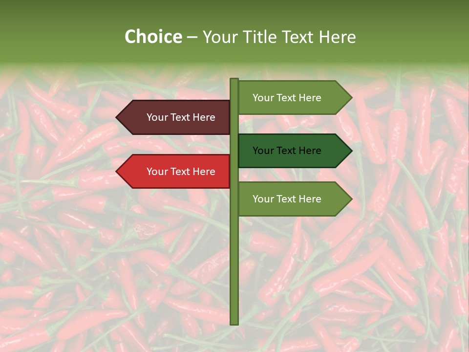 Downtown View Square PowerPoint Template