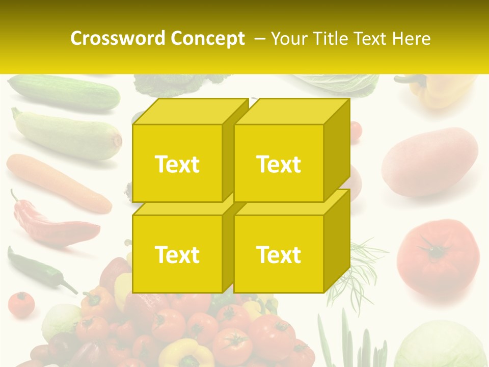 Town Abstract Square PowerPoint Template