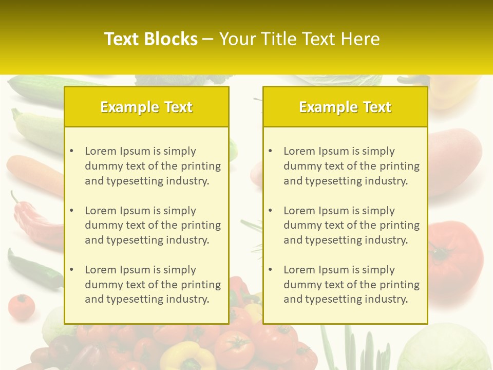 Town Abstract Square PowerPoint Template