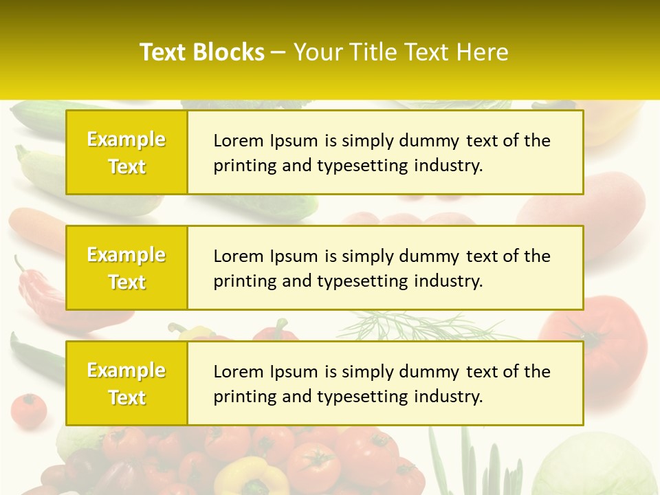 Town Abstract Square PowerPoint Template