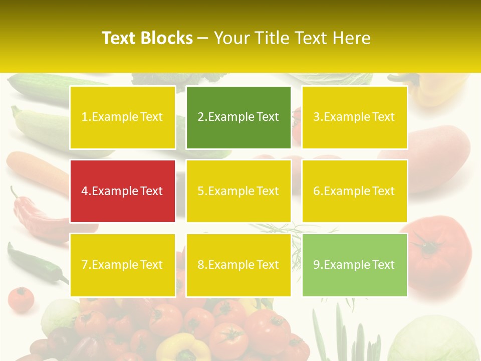 Town Abstract Square PowerPoint Template