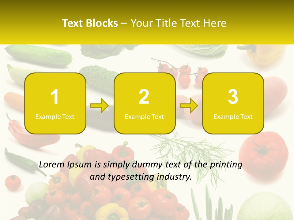 Town Abstract Square PowerPoint Template
