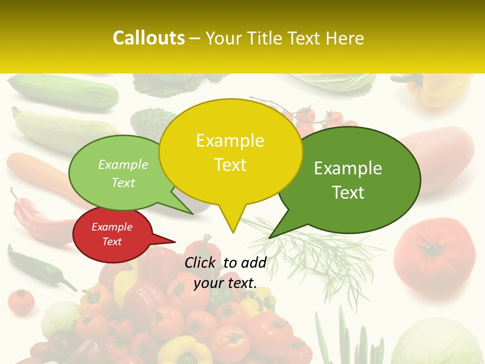 Town Abstract Square PowerPoint Template
