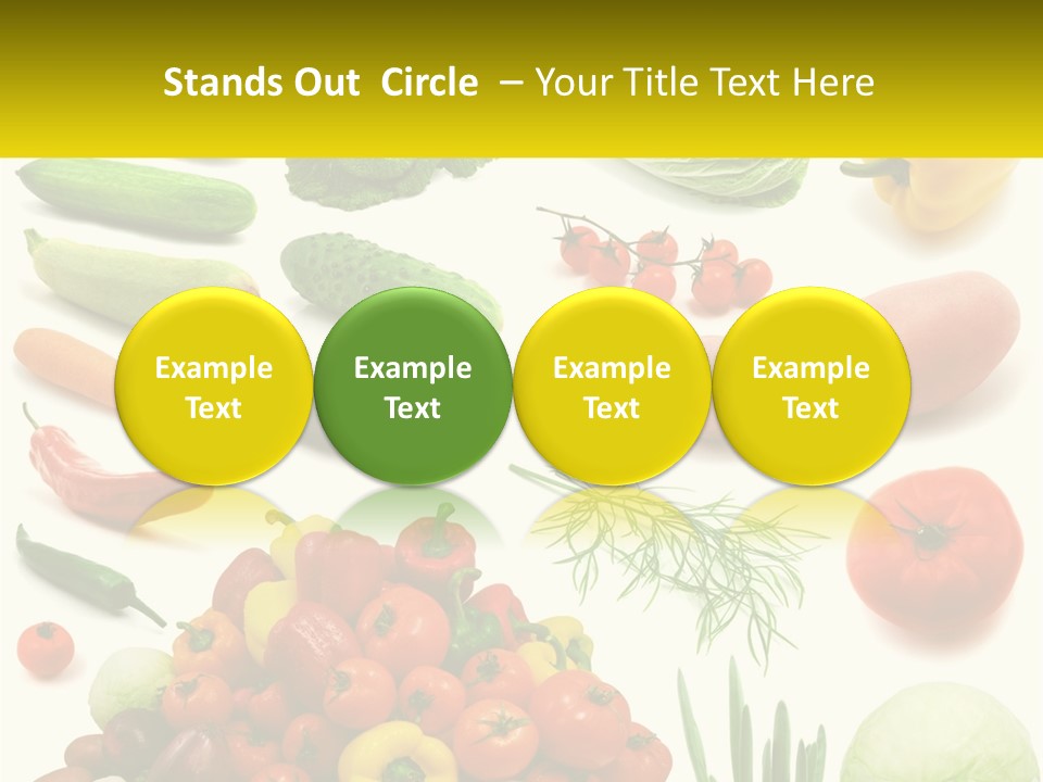 Town Abstract Square PowerPoint Template