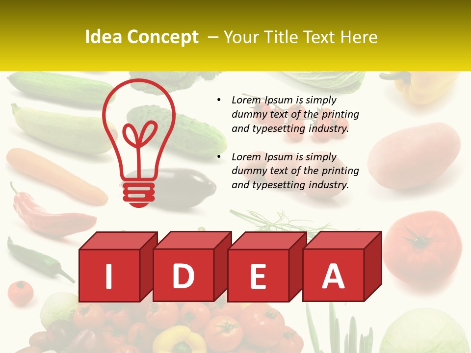 Town Abstract Square PowerPoint Template