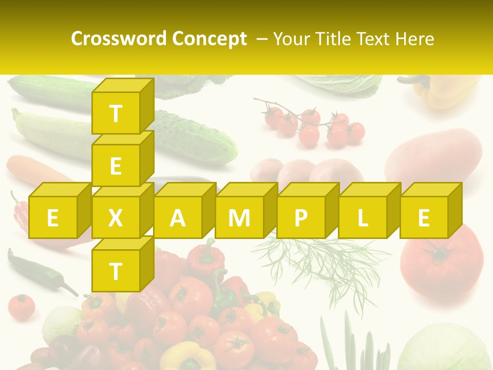 Town Abstract Square PowerPoint Template