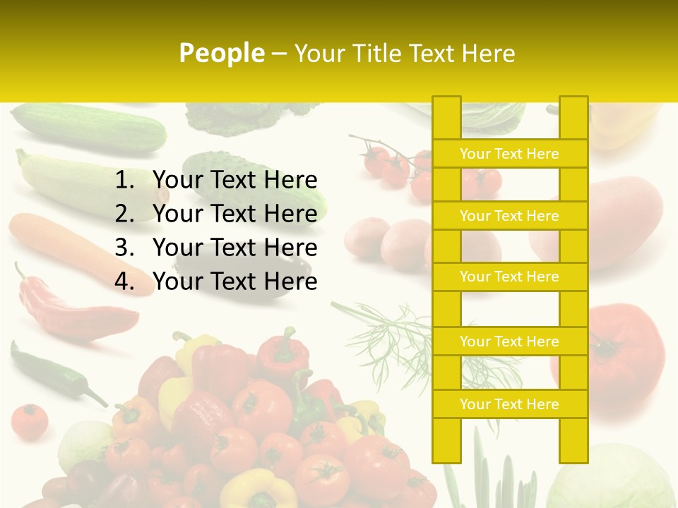 Town Abstract Square PowerPoint Template