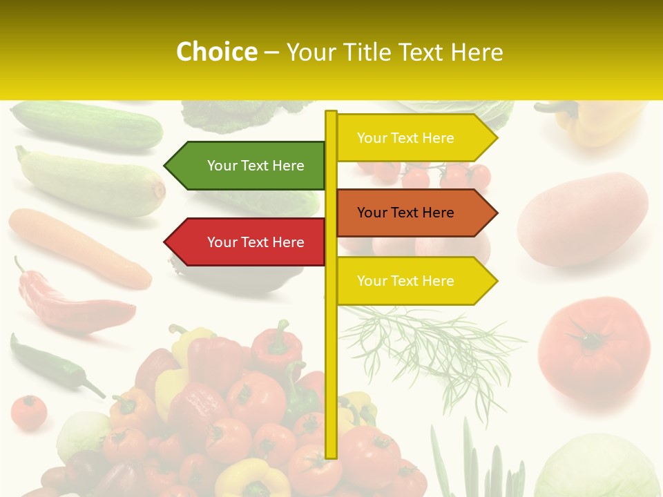 Town Abstract Square PowerPoint Template
