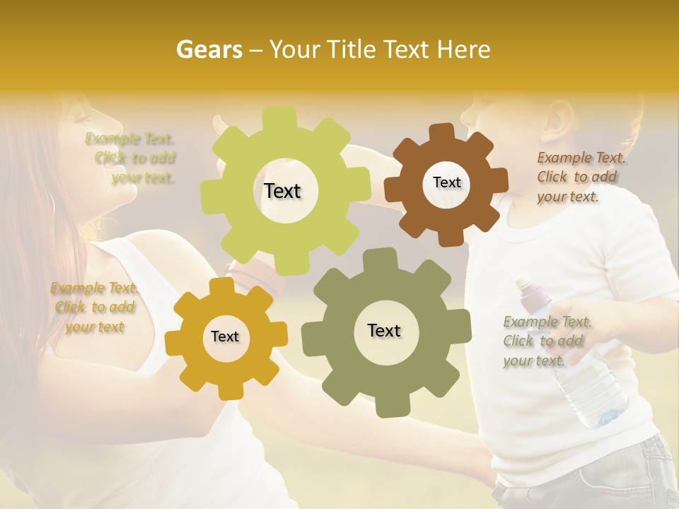 Light House Town PowerPoint Template