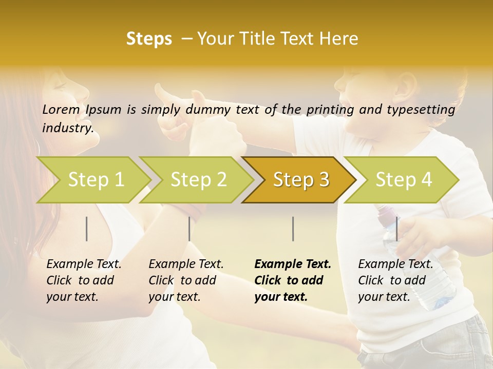 Light House Town PowerPoint Template
