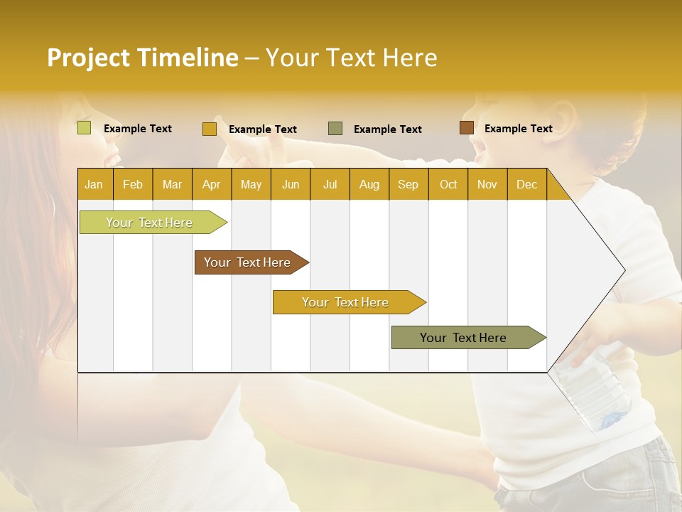 Light House Town PowerPoint Template
