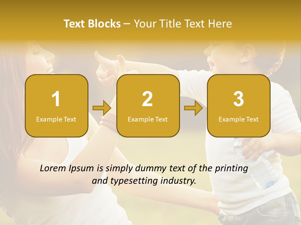 Light House Town PowerPoint Template