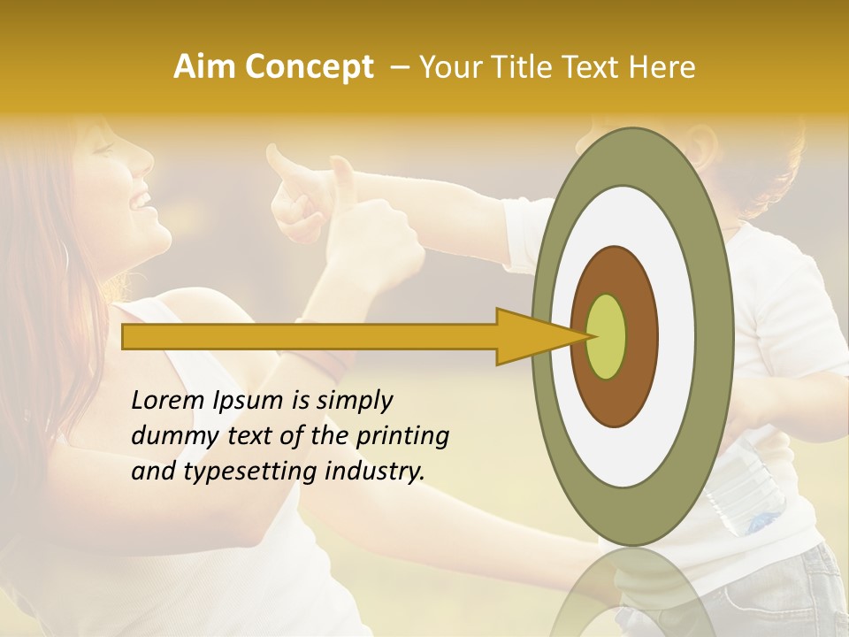 Light House Town PowerPoint Template