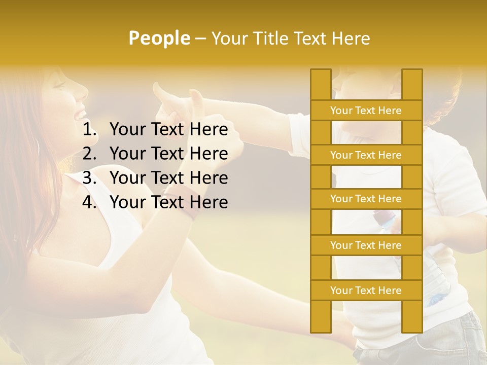 Light House Town PowerPoint Template
