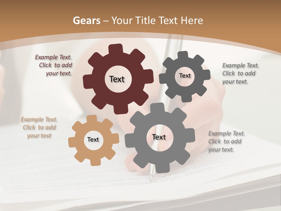 Cube Big Cityscape PowerPoint Template