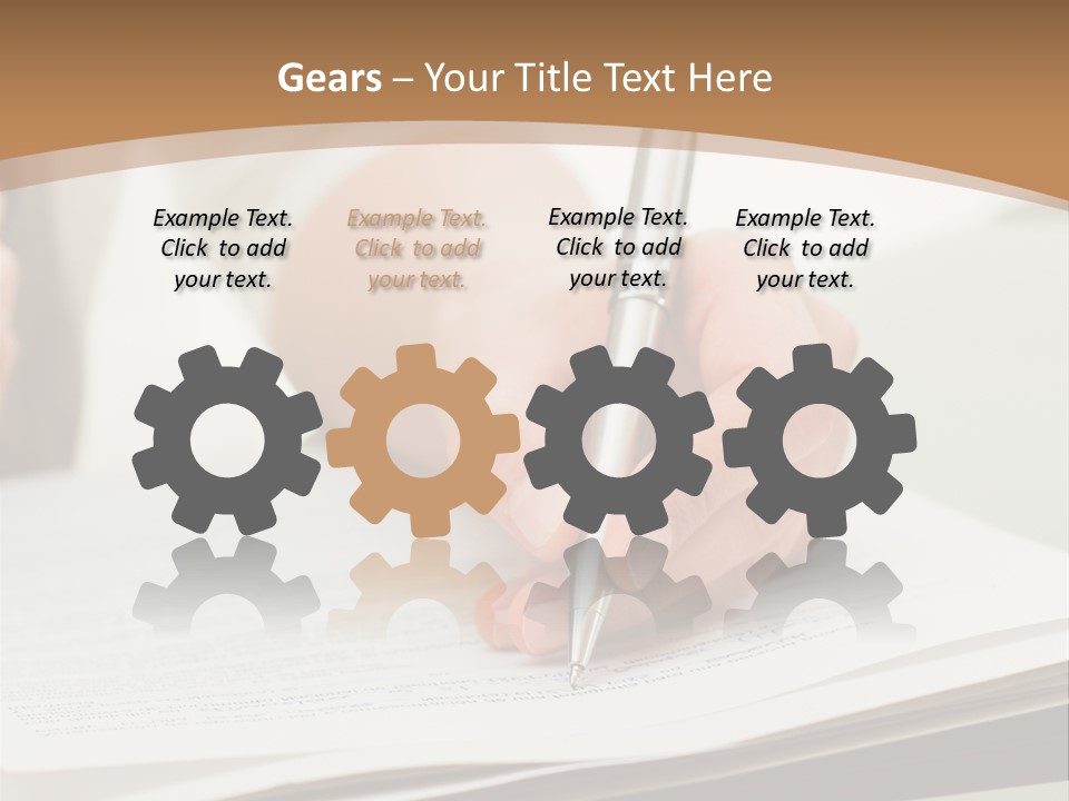 Cube Big Cityscape PowerPoint Template