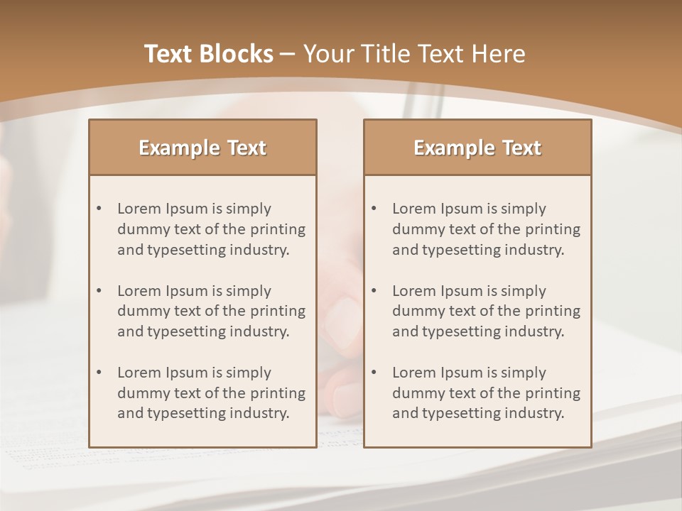 Cube Big Cityscape PowerPoint Template