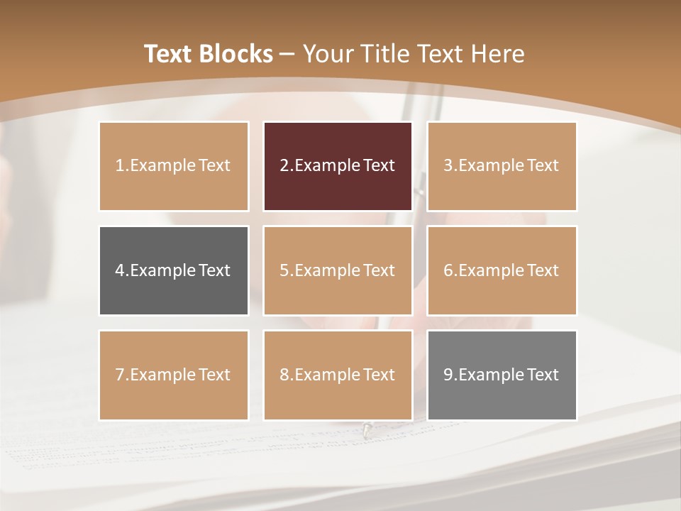 Cube Big Cityscape PowerPoint Template