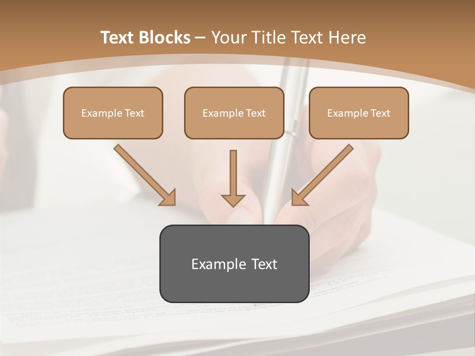 Cube Big Cityscape PowerPoint Template