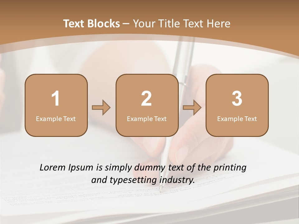 Cube Big Cityscape PowerPoint Template